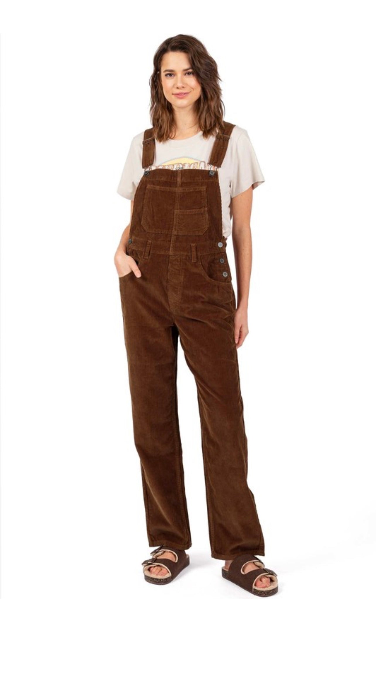 Corduroy Boyfriend overalls